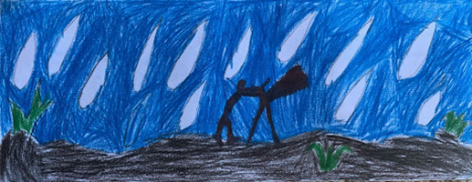 “In the Rain” - Lachlan, 7